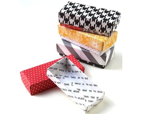 Rectangular Origami Gift Box Tutorial Crafts On Display