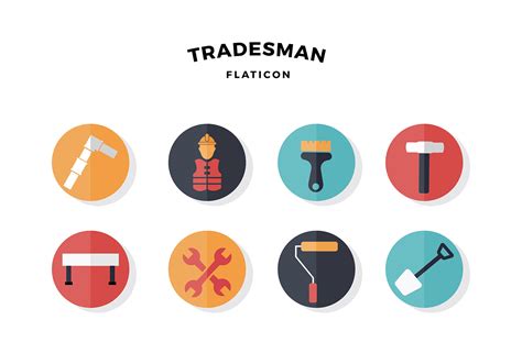 Tradesman Icon Free Vector 155134 Vector Art At Vecteezy