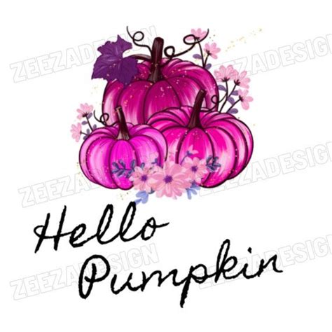 Pink Pumpkin Png Hello Pumpkin Pumpkin Clipart Pink Halloween