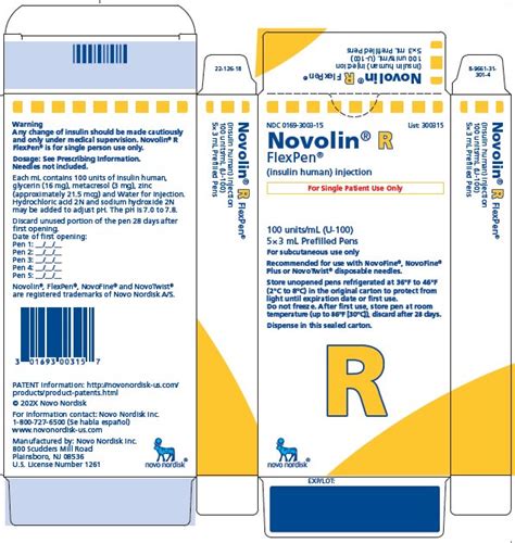 Dailymed Novolin R Human Insulin Injection Solution