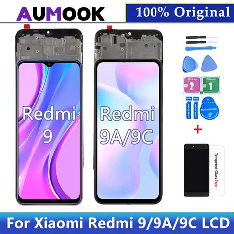 6 53 Original For Xiaomi Redmi 9a Lcd Display Screen With Frame Touch