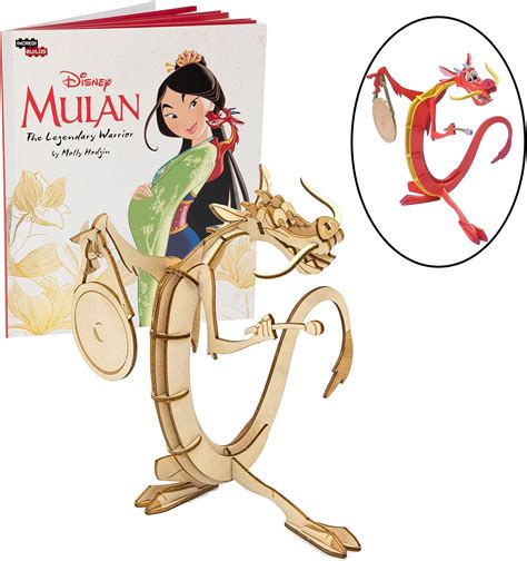 Buy Disney Mulan Mushu Dragon D Wood Puzzle Model Figure Kit Pcs