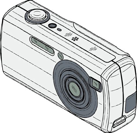 Digital Camera clip art Free vector in Open office drawing svg ( .svg ...