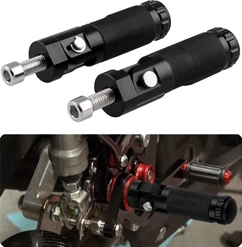 Amazon fr 2 Pièces Repose pieds de Moto Vis de 8mm pour Installer