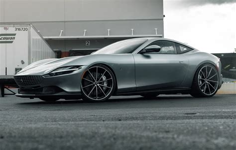 Wallpaper Ferrari, Grey, Trailer, Supercar, Ferrari Rome for mobile and ...