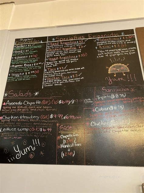 Menu Of Half Moon Bakery In Cleveland Oh 44109