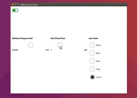 Creating Battery Level Indicator In Qtqml Using Icon Font