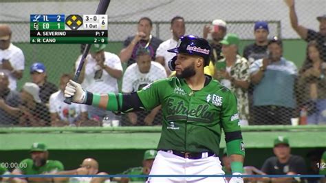 Robinson Cano Falla Turno Con La Base Llenas Vs Tigres Del Licey YouTube