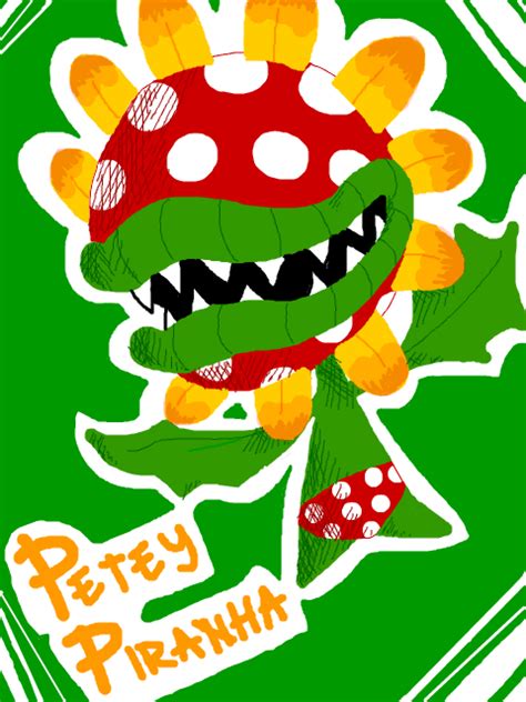 Big Piranha Plant By Bandium On Deviantart