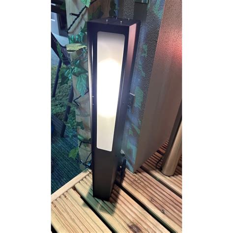 Techmar Rune 12V 2W LED Black Outdoor Post Bollard Light