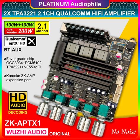 Jual Tpa Amplifier Ch Qualcomm Aptx Hd Bluetooth Hifi Stereo