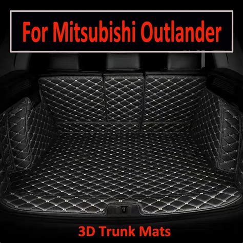 Car Rear Trunk Mats For Mitsubishi Outlander PHEV GN 2022 2023 2024