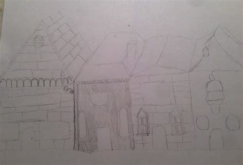 Diagon Alley Sketch At Paintingvalley Explore Collection Of