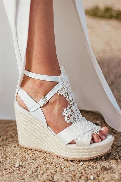 Wedge Wedding Shoes To Walk On Cloud Wedge Wedding Shoes Elegant