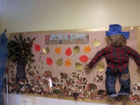 Our Autumn Eyfs Display Autumn Display Eyfs Reception Nature