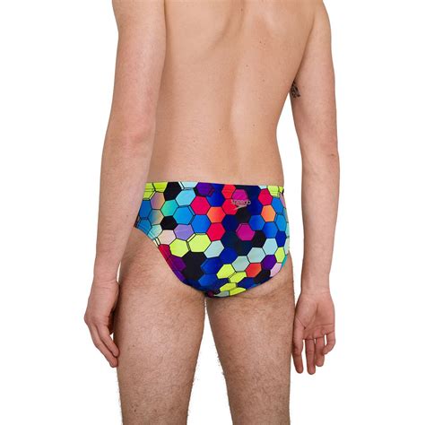 Speedo Allover 8 Cm Swimming Brief Multicolor Swiminn