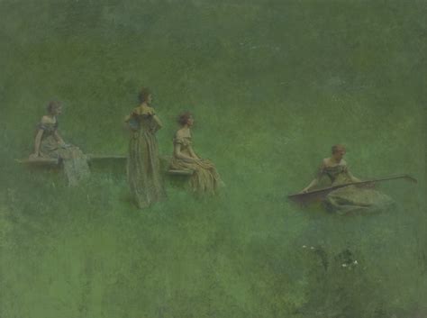 Arcádia Interiorana — The Lute Thomas Wilmer Dewing American