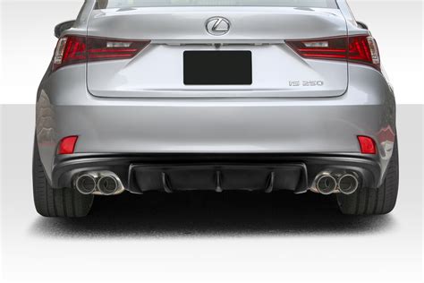 2014 2019 Lexus IS250 350 Rear Bumper Lips Duraflex Body Kits