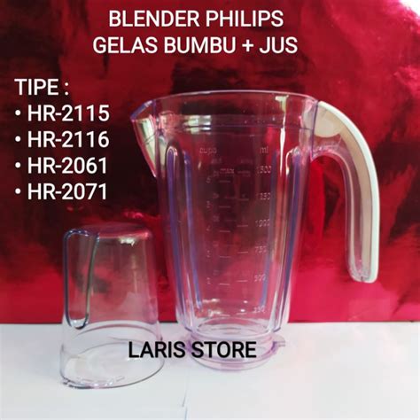 Jual Gelas Jus Gelas Bumbu Blender Philips HR 2061 2071 2115 2116