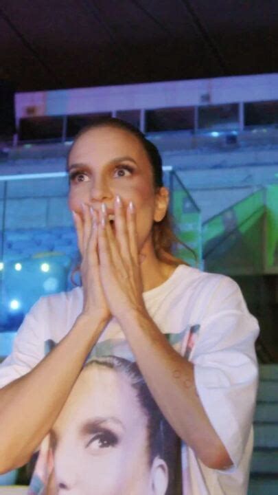 Vídeo Ivete Sangalo mostra reação ao ver Maracanã montado para show