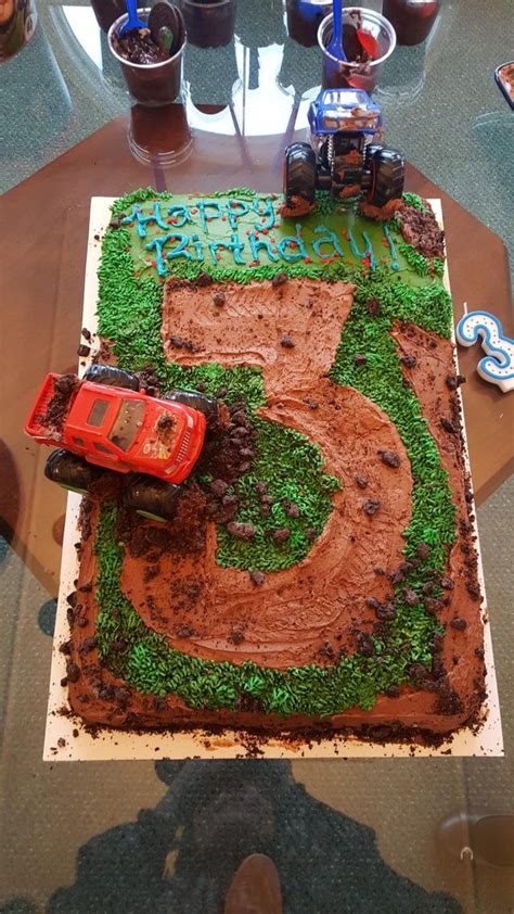 Monster Truck Sheet Cake Ideas