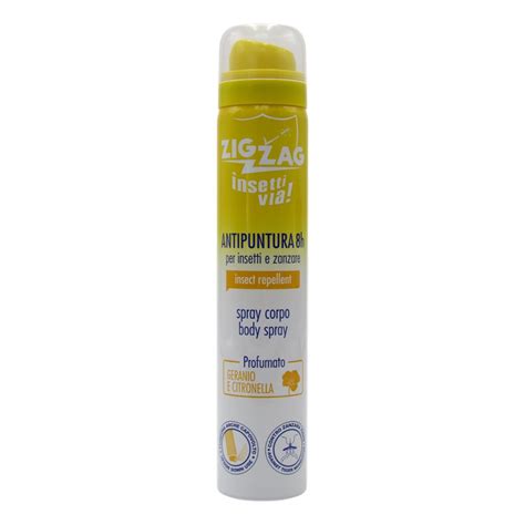 Zig Zag Antipuntura H Spray Corpo Geranio E Citronella Ml