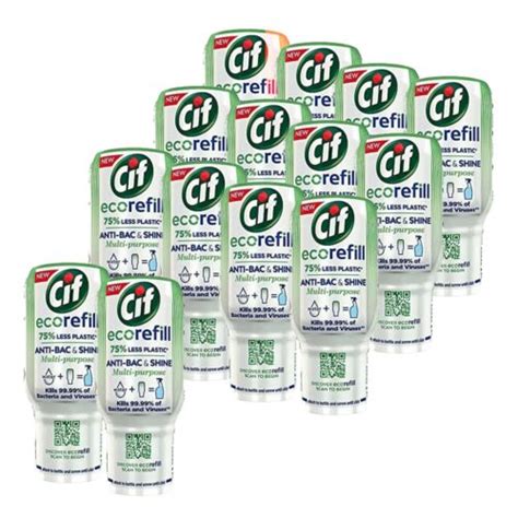 Cif Antibac Shine Ecorefill Multipurpose Disinfectant Cleaner 70ml