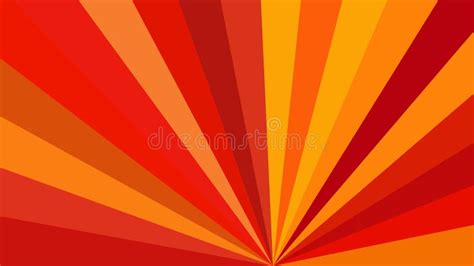 Abstract Red And Orange Rays Background Stock Vector Illustration Of