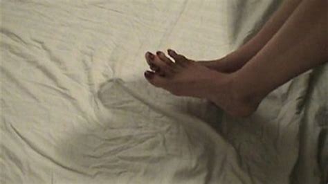 Red Toe Dangle Sexy Long Toes Clips4sale