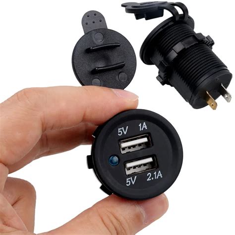 Cargador De Coche Con Puerto USB Dual De 12V Enchufe Para Encendedor