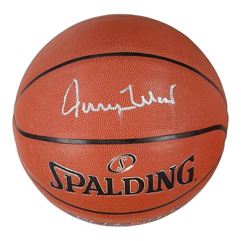 Jerry West Signed NBA Basketball PSA Pristine Auction