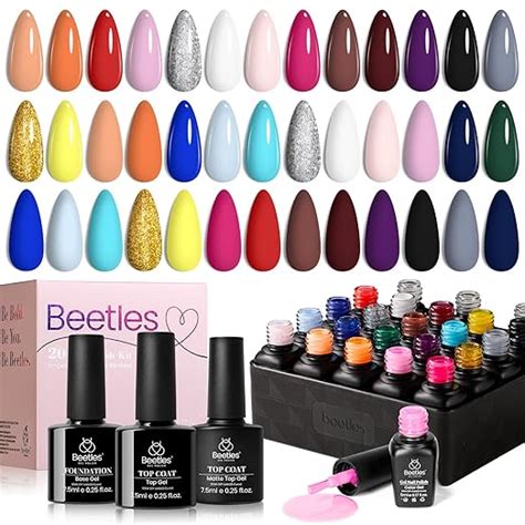 Amazon Beetles Summer Pcs Gel Nail Polish Kit Soak Off Uv