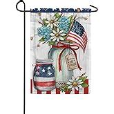 Amazon Toland Home Garden Patriotic Pansies Patriotic Flag