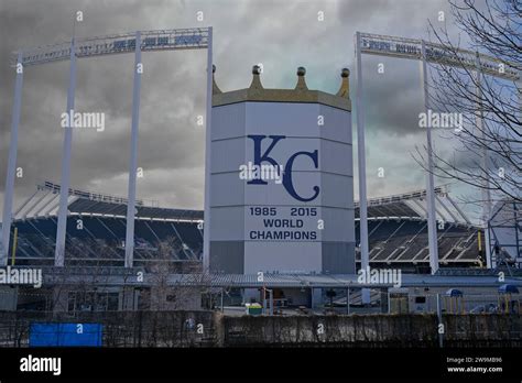 Kansas City Missouri December 28 2023 Kauffman Stadium Home Of