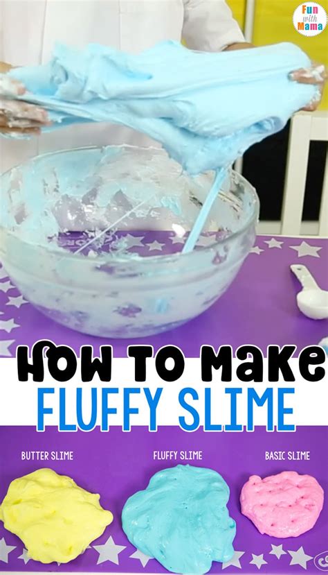 Fluffy Slime Recipe With Borax No Shaving Cream