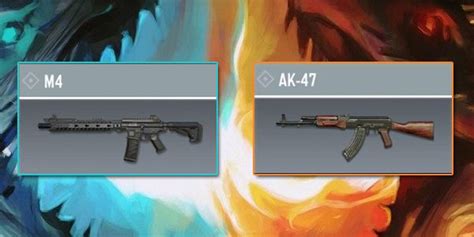 M4 VS AK-47 Comparison | Call of Duty Mobile - zilliongamer