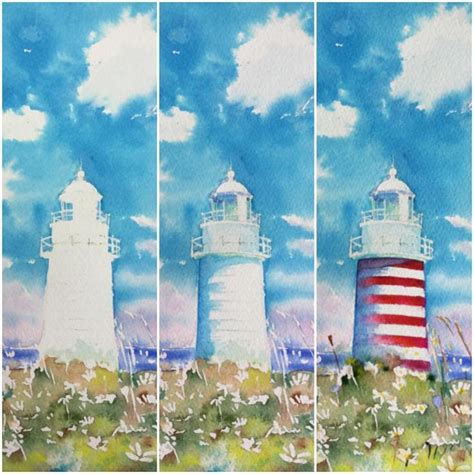 Watercolor Акварель on Instagram: “Step by step #Watercolor ⠀ # ...
