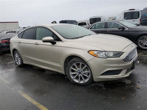 2017 Ford Fusion Se Hybrid Photos Ca Hayward Repairable Salvage Car Auction On Tue Feb 20