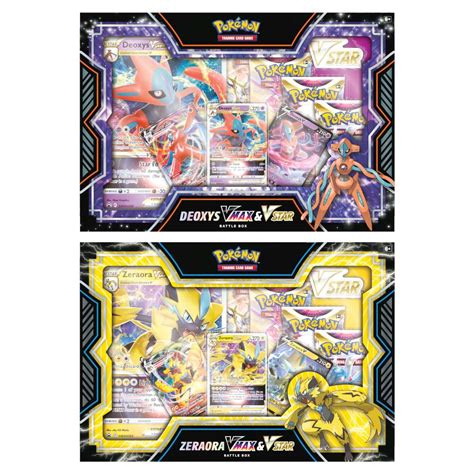 Pokemon Deoxys Zeraora Vmax Vstar Battle Box Pok Mon For Sale