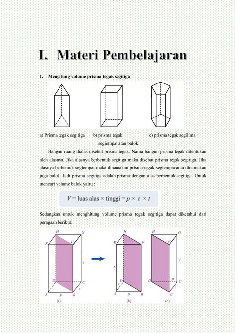 Detail Gambar Bangun Ruang Prisma Tegak Segitiga Koleksi Nomer 34