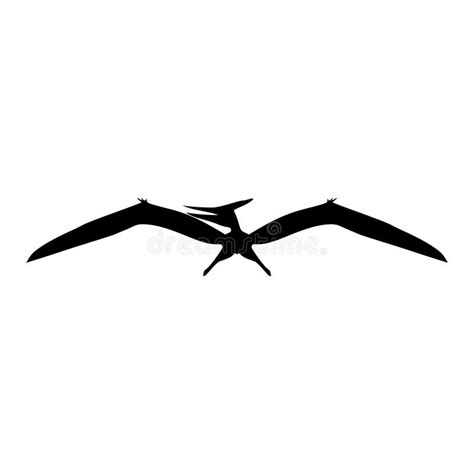 Icono O Logotipo Pájaro De Pteranodon Sistema Del Pterodáctilo De