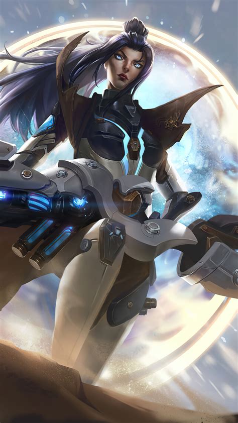 Pulsefire Caitlyn Art Lol K I Wallpaper Pc Desktop