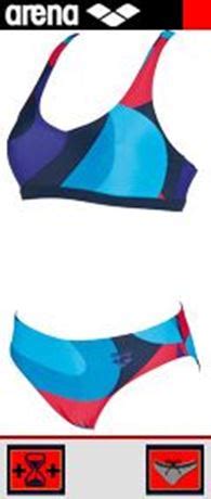 Bañador bikini mujer Swimkini MaxFit Muralist Two Piece