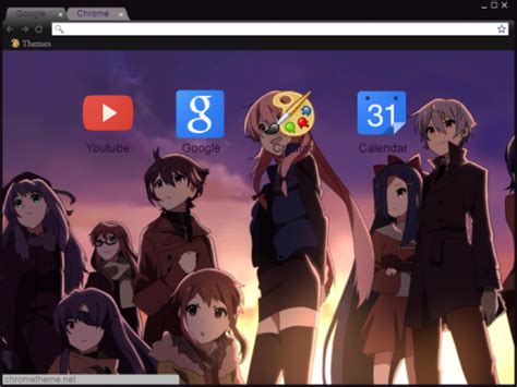 Mirai Nikki Chrome Theme ThemeBeta