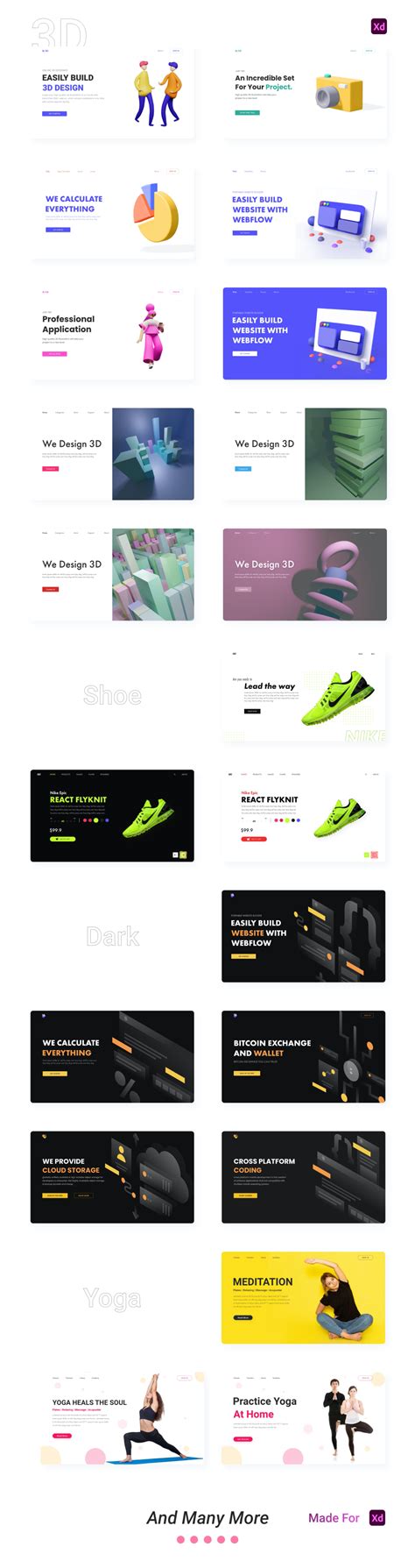 Landing Page Templates - XDgeek.store