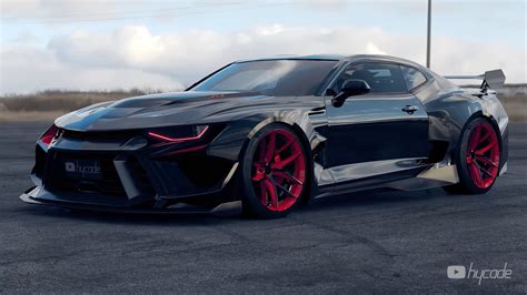 Artist Renders A Wild Looking Widebody Chevy Camaro Zl1 43 Off