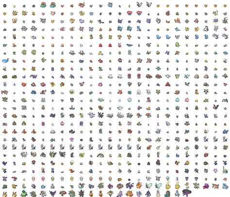 Original 150 Pokemon Sprites