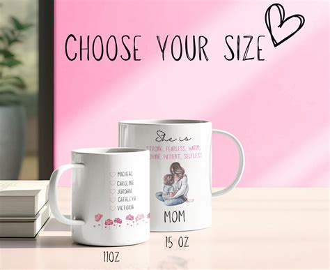 Custom Text Coffee Mug For Mothers Day Mothers Day Coffee Mug Custom