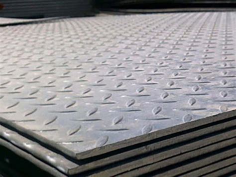 Mild Steel Ms Chequered Plates For Industrial Size Custom Sizes At