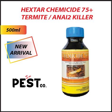 HEXTAR Chemicide 75 250ml 500ml 1Liter Termite Ant Killer Poison